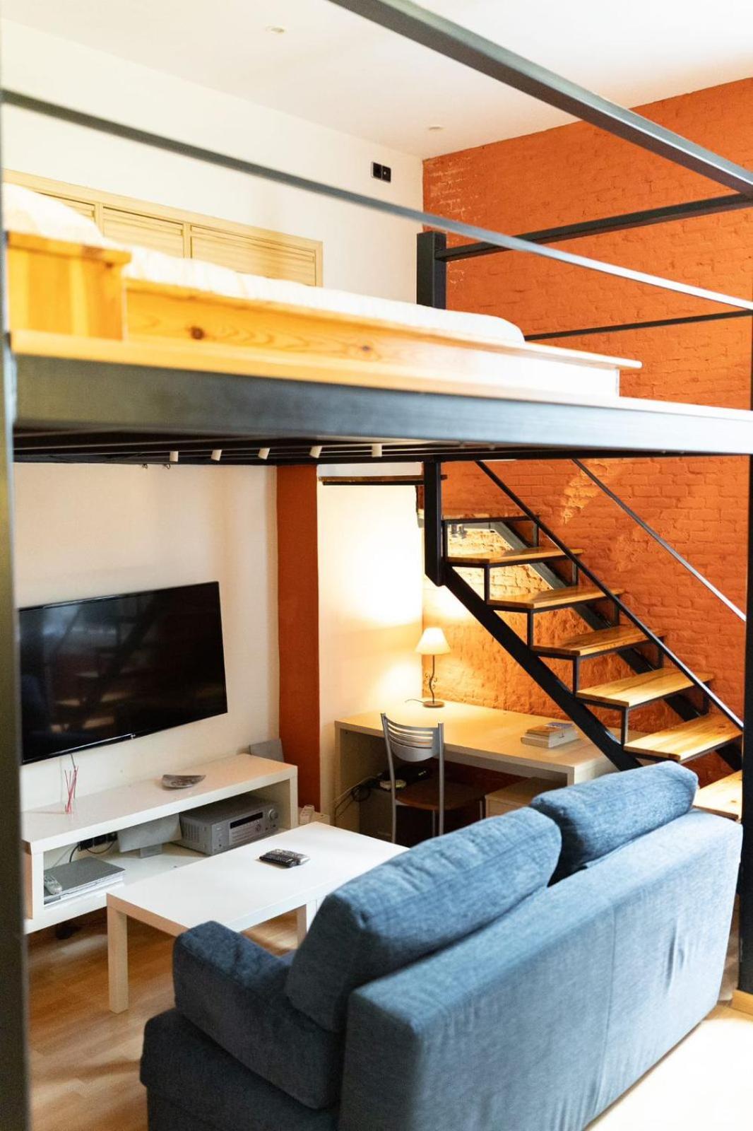 Apartamento Increible Loft A 5 Min Del Retiro & Wizink Madrid Exterior foto