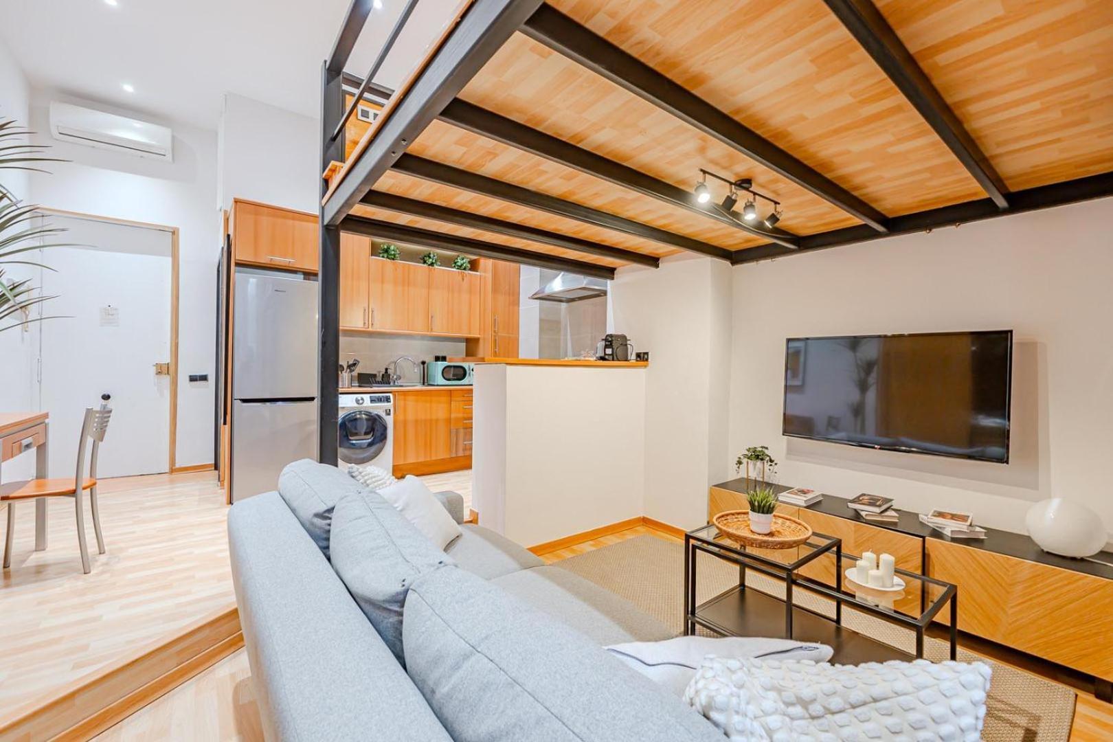 Apartamento Increible Loft A 5 Min Del Retiro & Wizink Madrid Exterior foto